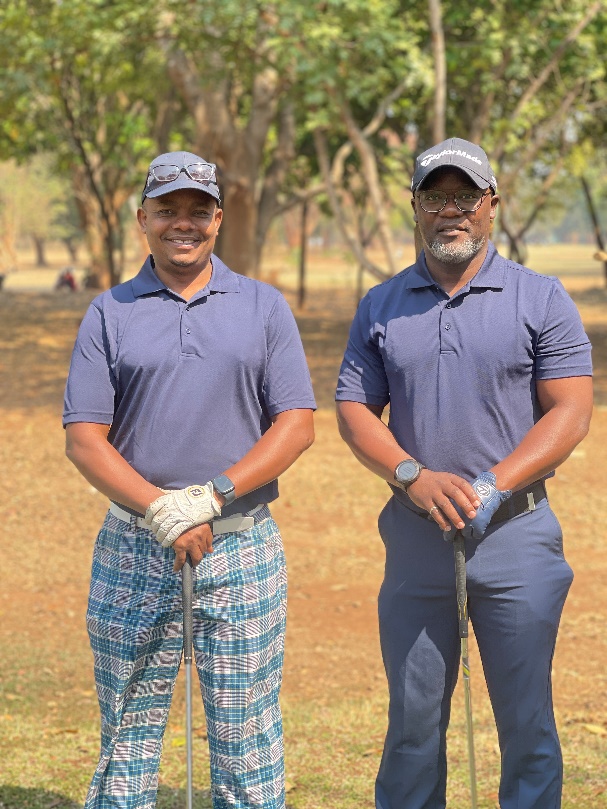 In the picture: CDH Investment Bank team made up of Partridge Shycal and Thoko Mkavea captured on the course. 