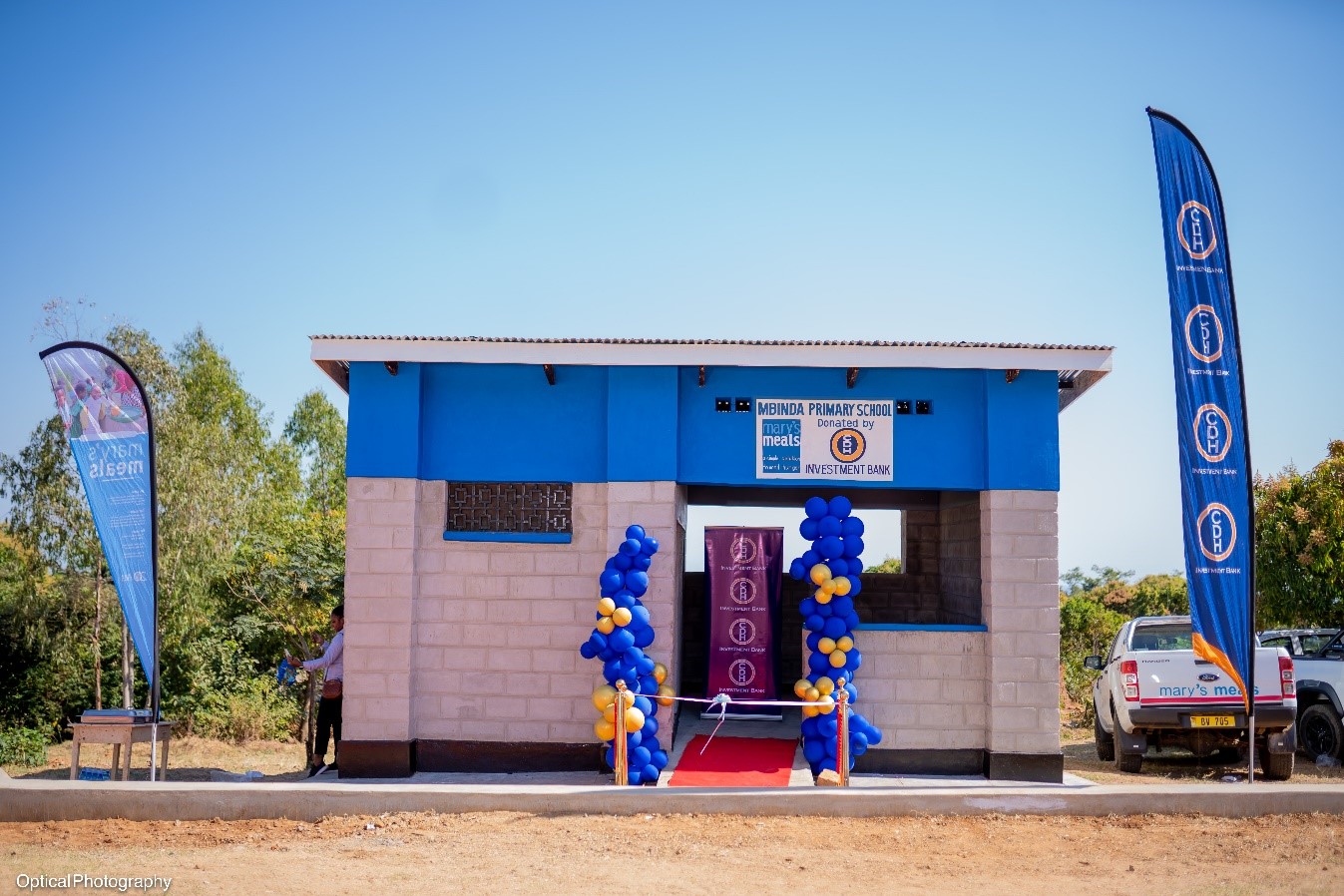 The newly launched school kitchen The newly launched school kitchen